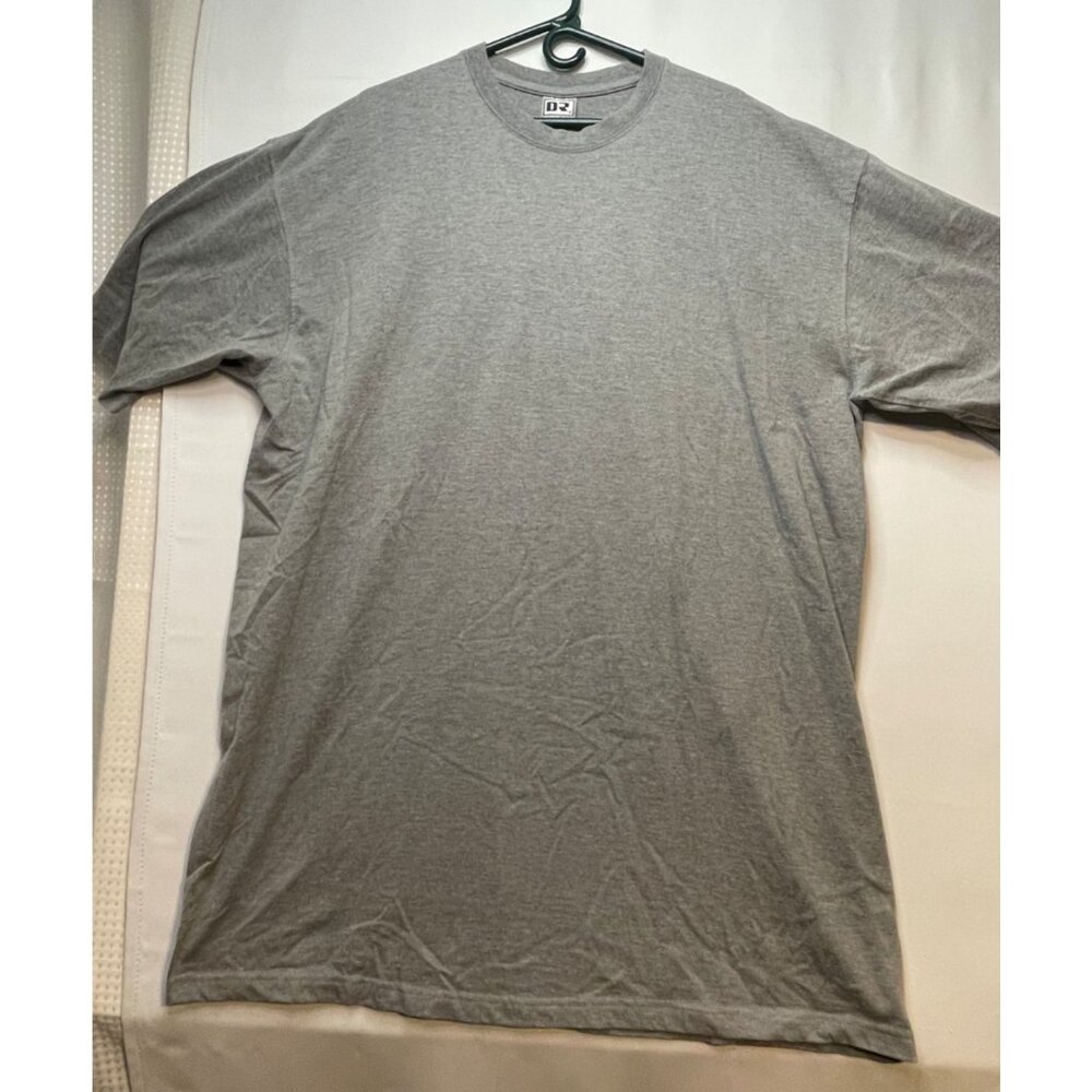 DR Dream USA shirt mens 5XL big & tall short sleeve gray